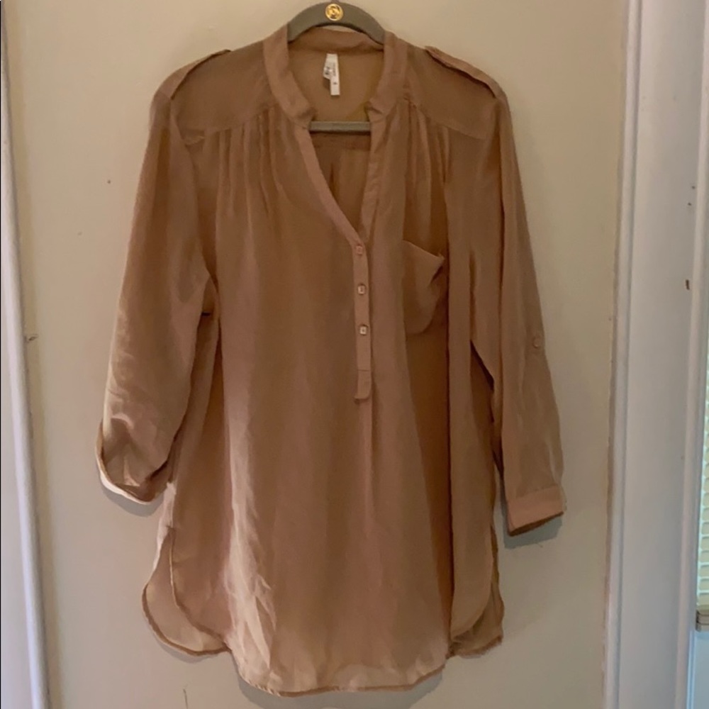 Sheer Boutique Long Sleeve Top